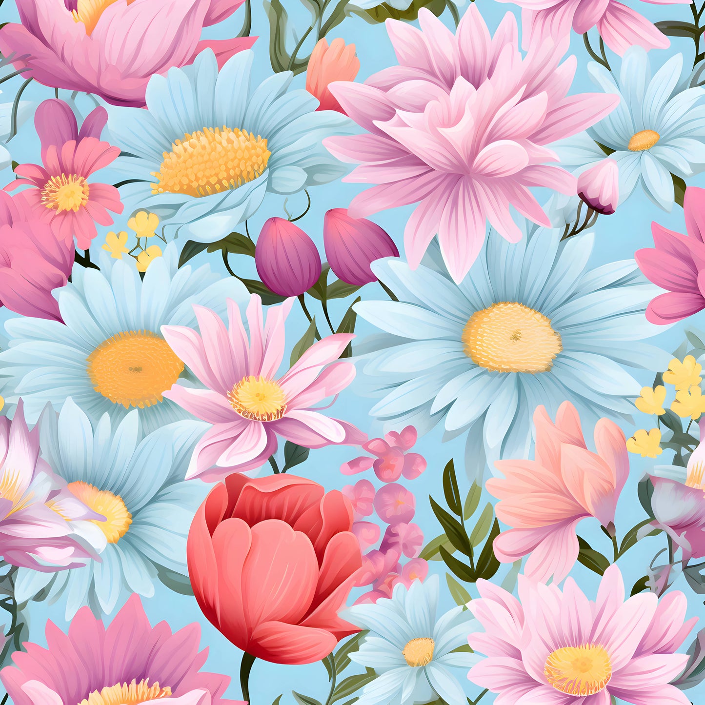 Blue Blooms